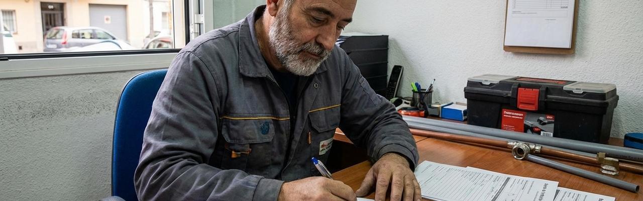 Emisión de boletines de fontanería en Zalla